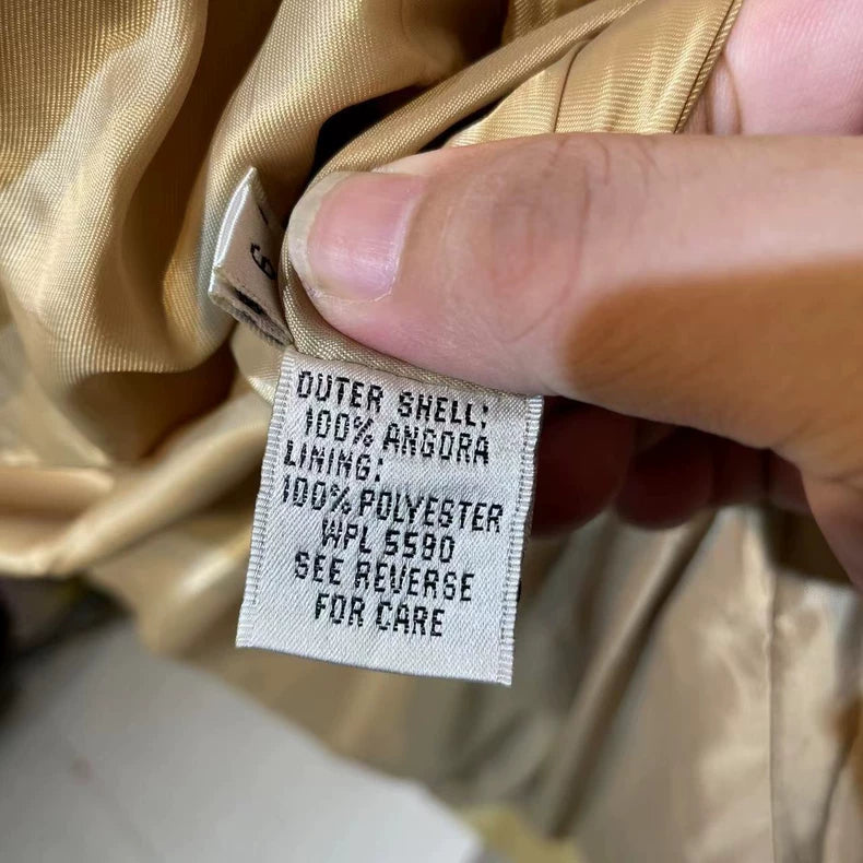 Vintage Long Camel Cashmere Coat