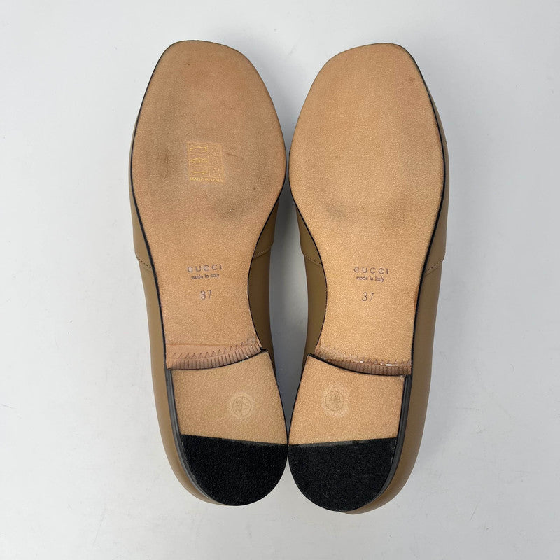 Gucci Brown Horsebit Loafers with Elegant Design 0079