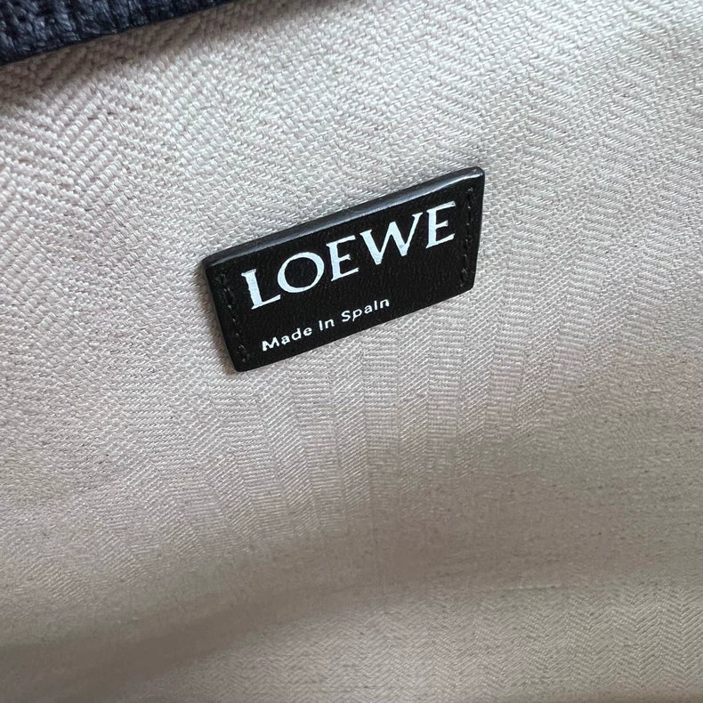 Loewe Black Logo Document Clutch Bag