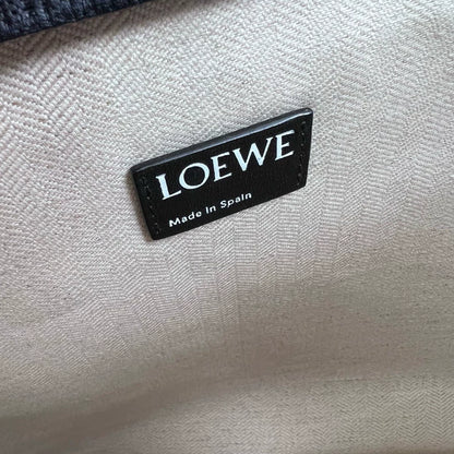 Loewe Black Logo Document Clutch Bag