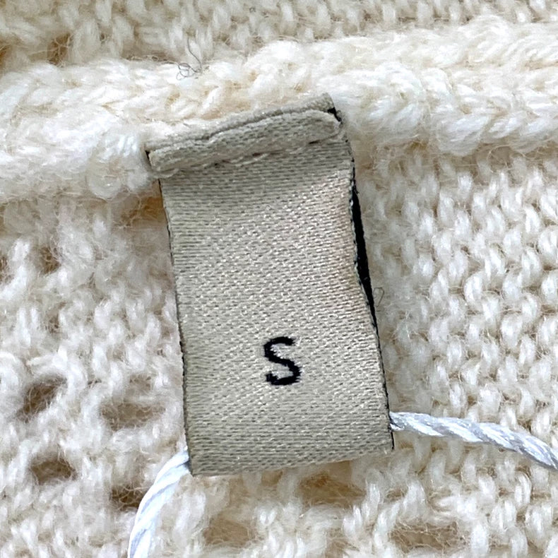 Gucci Beige Short Sleeve Knitted Top