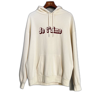 Celine Logo Hoodie in Beige Color