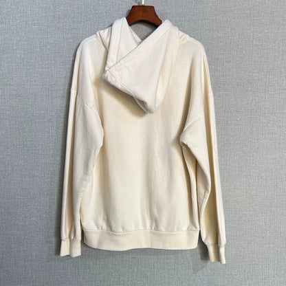 Celine Logo Hoodie in Beige Color