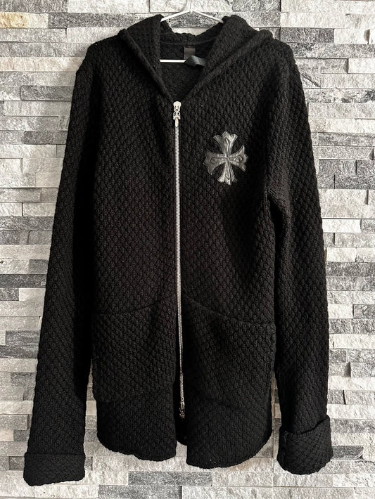 Chrome Hearts Cashmere Zip Cardigan