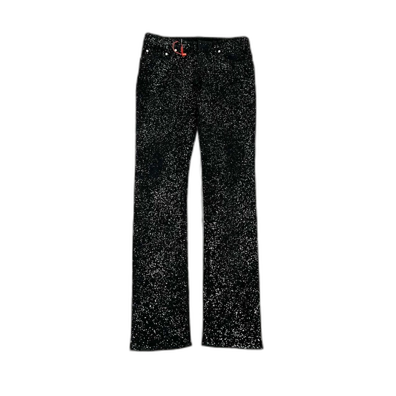 Balenciaga Glittery Slim Fit Jeans