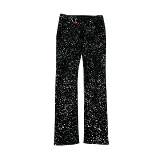 Balenciaga Glittery Slim Fit Jeans