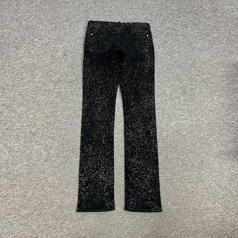 Balenciaga Glittery Slim Fit Jeans