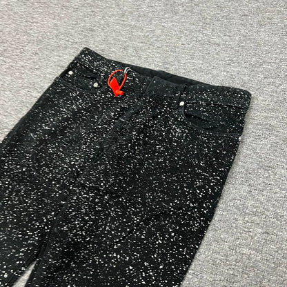 Balenciaga Glittery Slim Fit Jeans