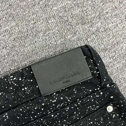 Balenciaga Glittery Slim Fit Jeans