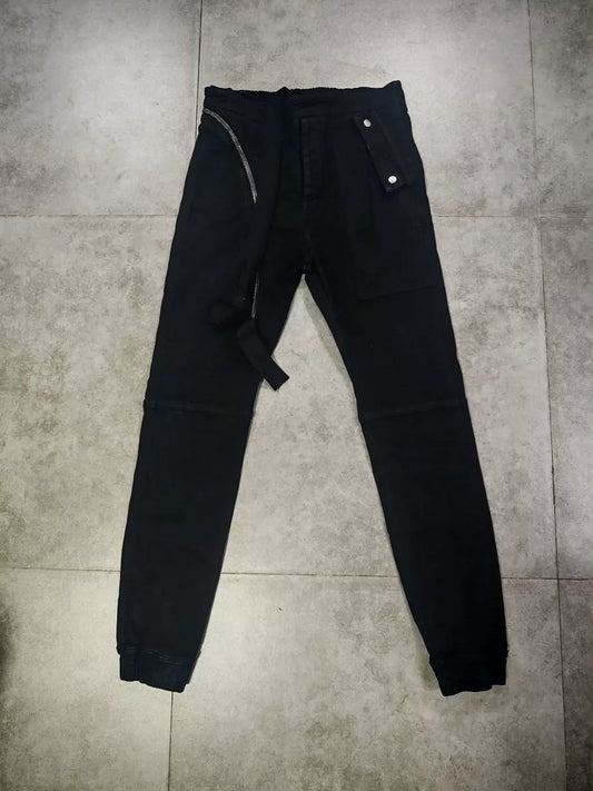 Rick Owens Diagonal Zipper Slim Pants