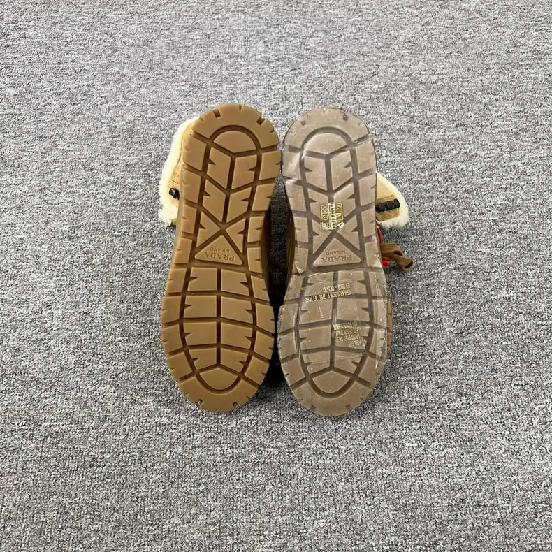 Prada Thick Snow Boots for Winter Fashion
