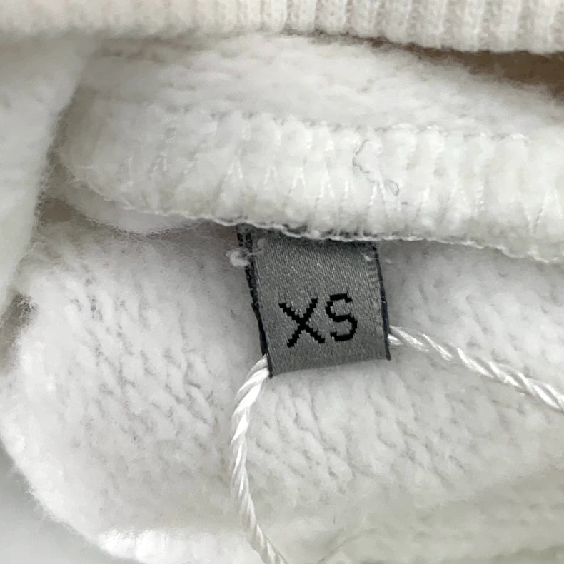 Dior White Printed Long Sleeve Sweatshirt