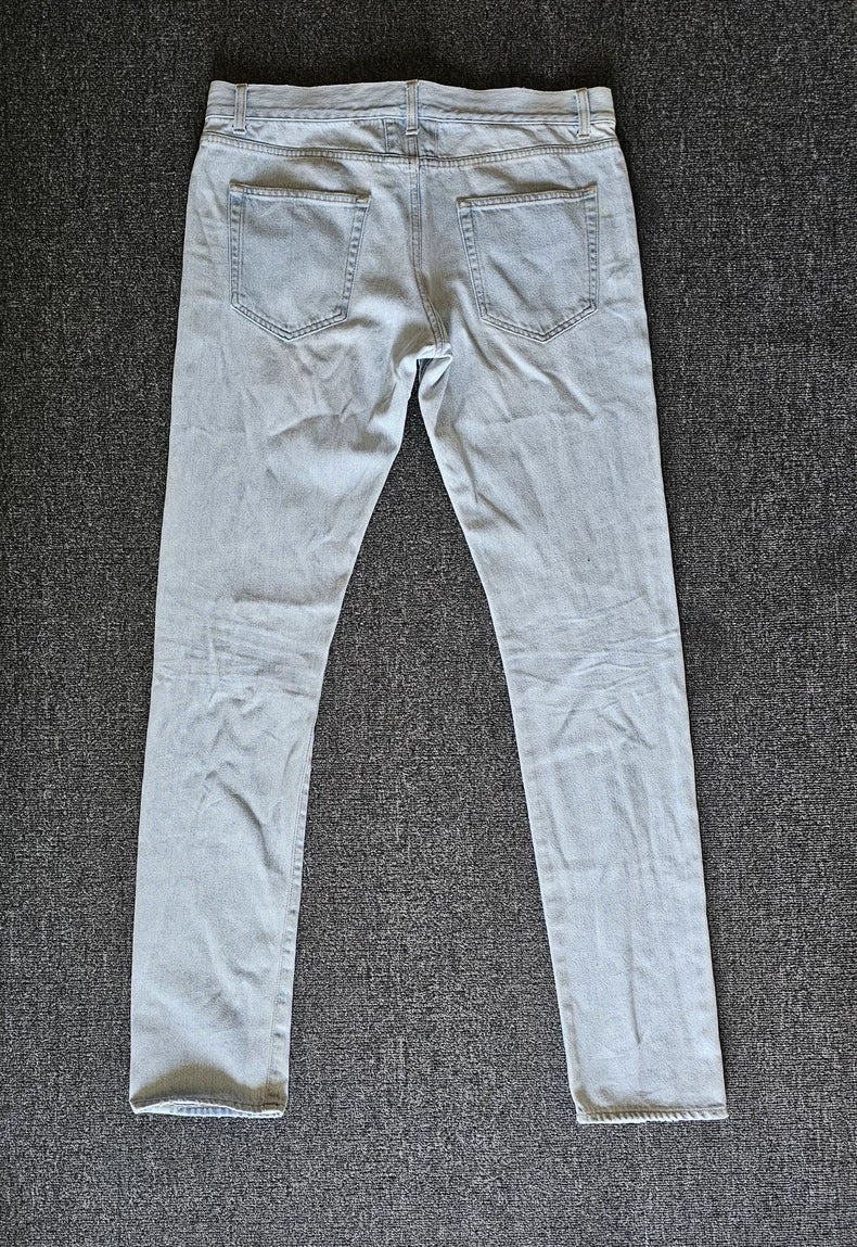 Saint Laurent Men's D02 Light Blue Jeans-yf