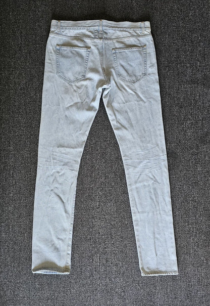 Saint Laurent Men's D02 Light Blue Jeans-yf