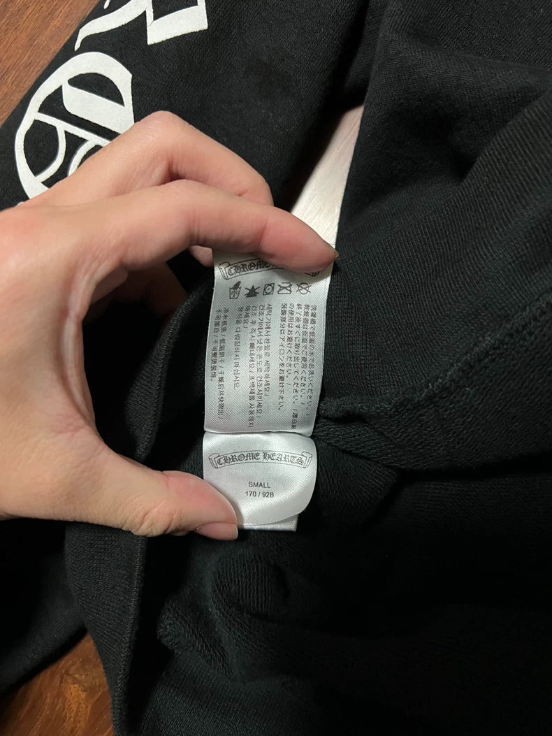 Chrome Hearts Zip-Up Hoodie with Logo