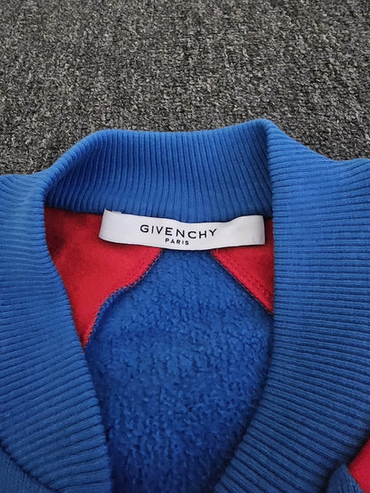 Givenchy Blue Varsity Jacket with Stripes-yf