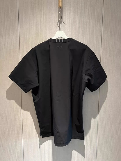 Y-3 Short Sleeve T-Shirt in Black Green