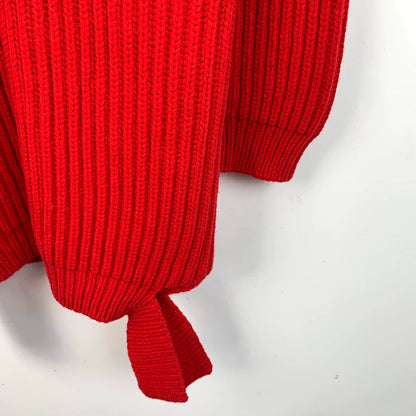 Red Turtleneck Wool Sweater by Balenciaga