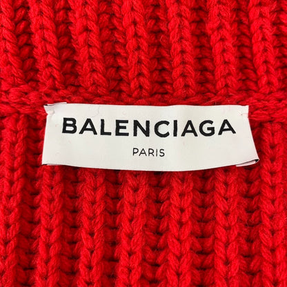 Red Turtleneck Wool Sweater by Balenciaga