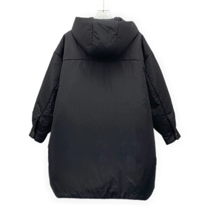 Prada Black Hooded Down Jacket 22款