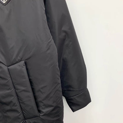 Prada Black Hooded Down Jacket 22款
