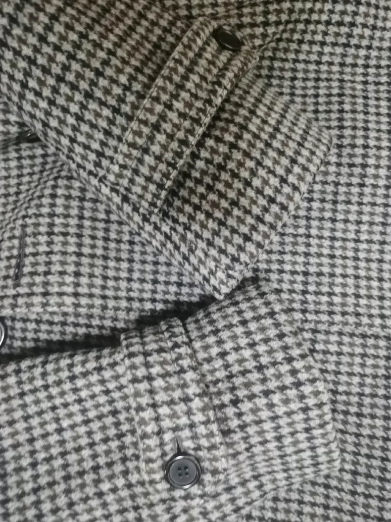 Saint Laurent Paris SLP Houndstooth Coat