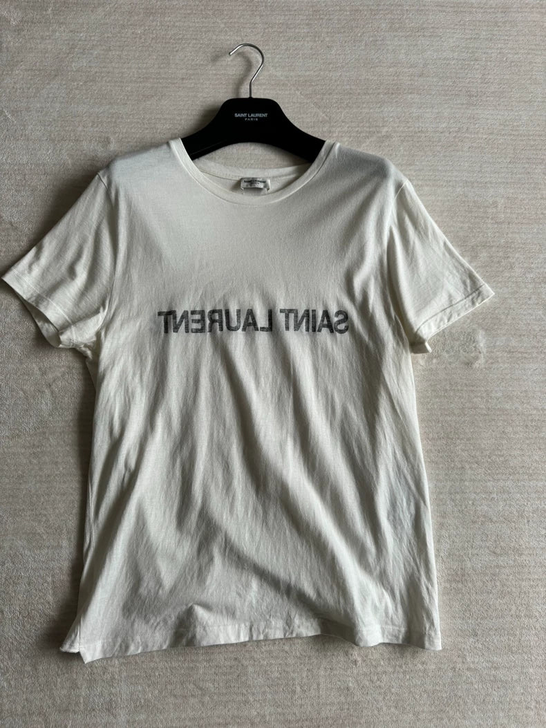 Saint Laurent Mirror Print T-Shirt