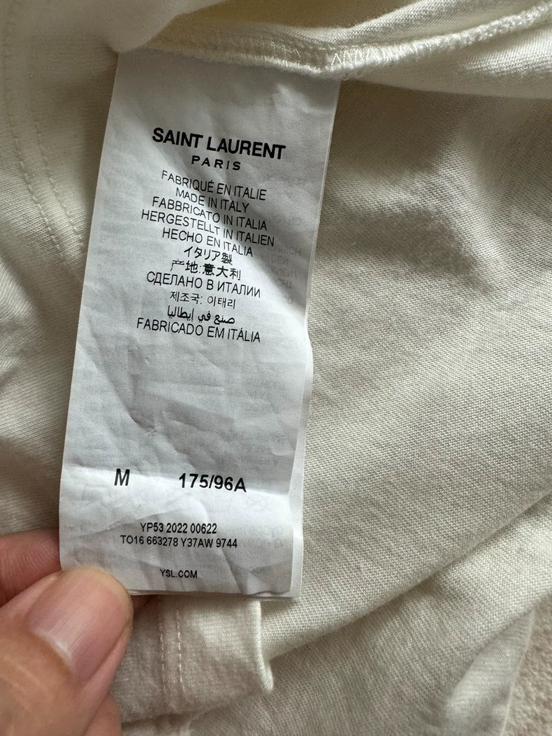 Saint Laurent Mirror Print T-Shirt