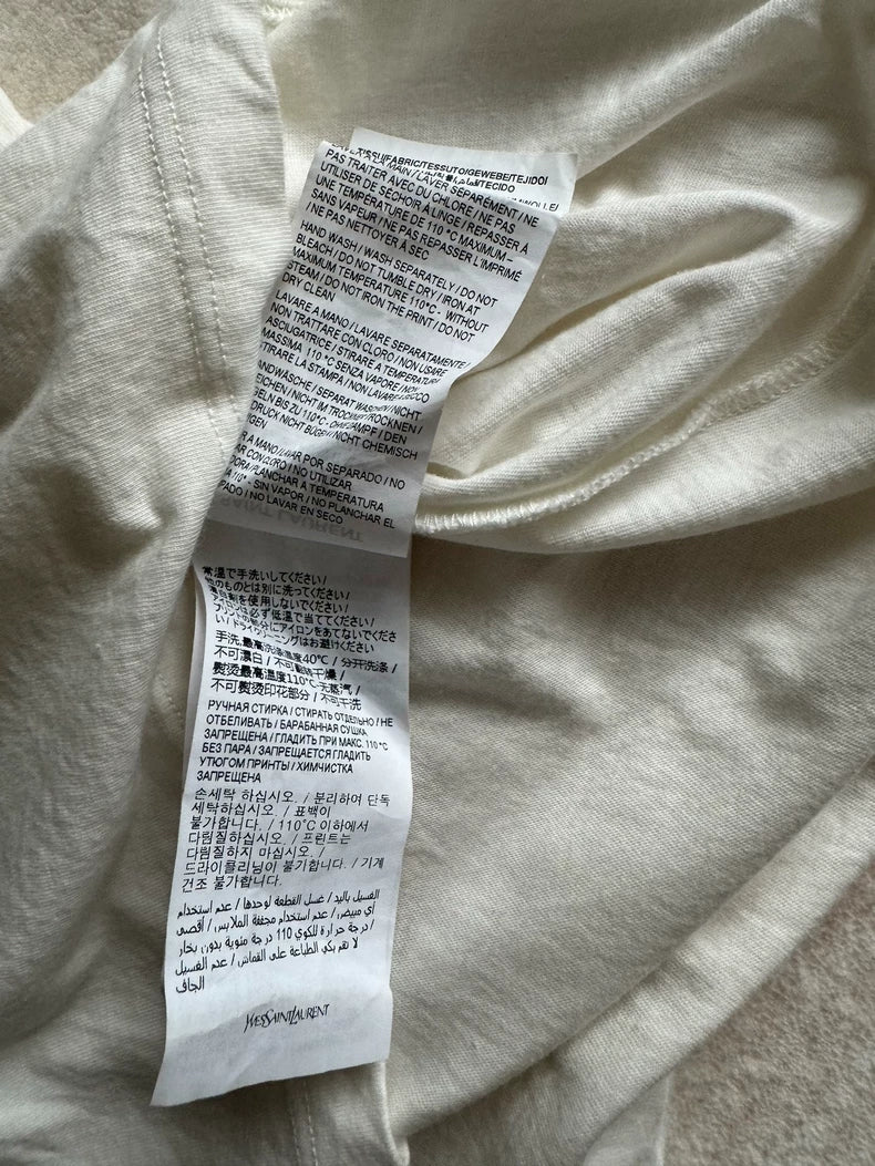 Saint Laurent Mirror Print T-Shirt