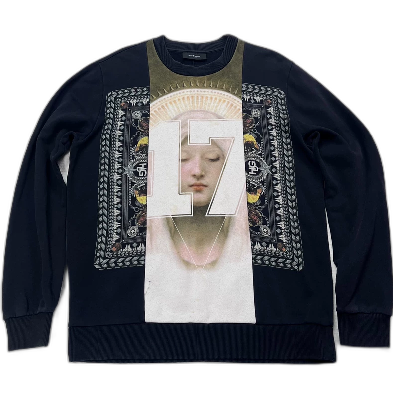 Givenchy Black Saint Mary Sweatshirt Size S