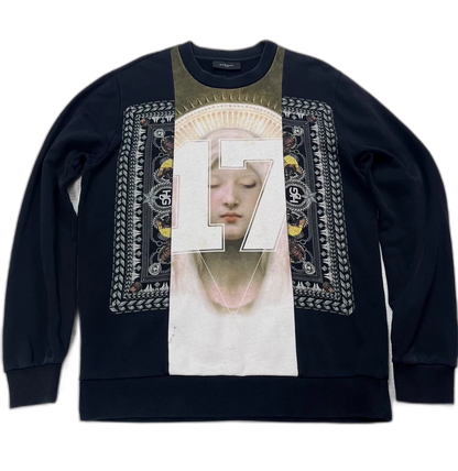 Givenchy Black Saint Mary Sweatshirt Size S
