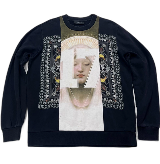 Givenchy Black Saint Mary Sweatshirt Size S