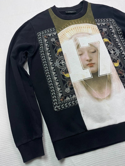 Givenchy Black Saint Mary Sweatshirt Size S
