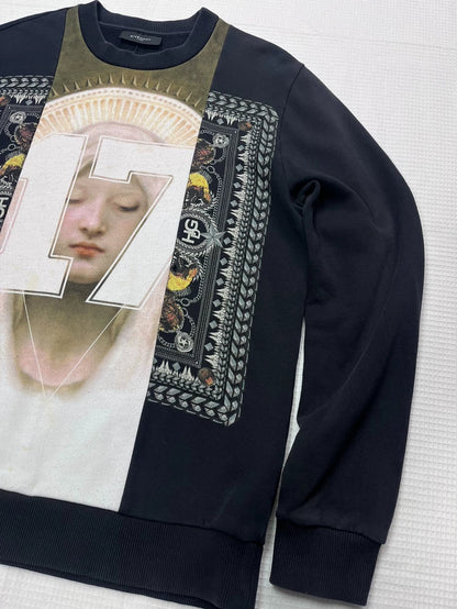 Givenchy Black Saint Mary Sweatshirt Size S