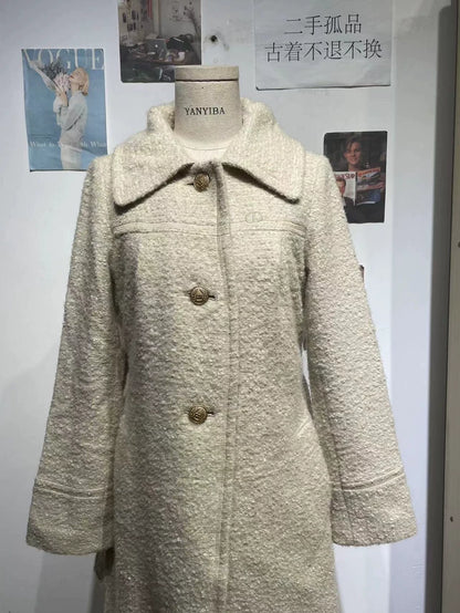 Beige Long Coat from Dior