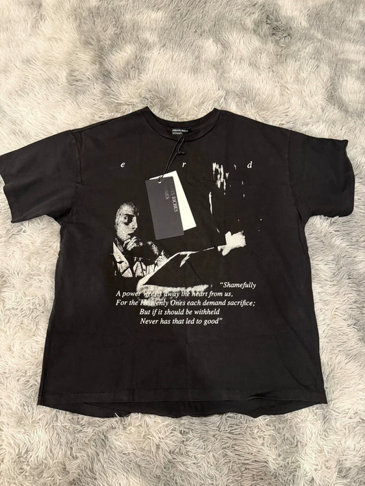 ERD SS25 Reflection Faded Black T-Shirt-yf