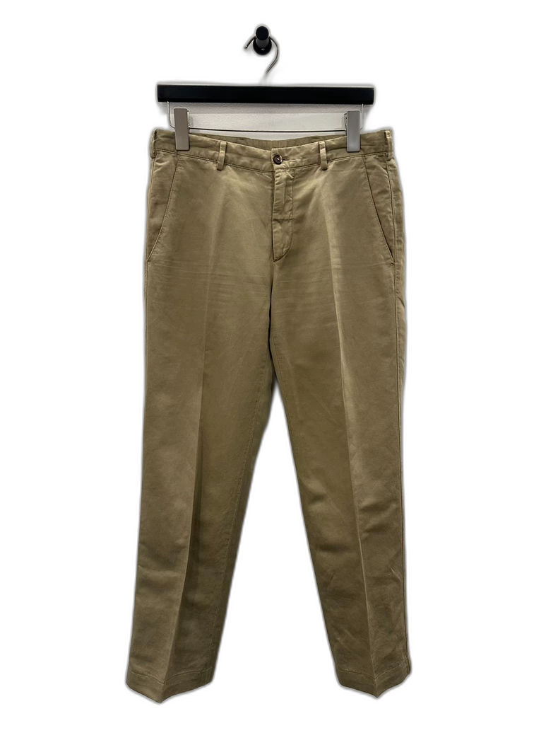 Classic Khaki Casual Pants by Prada