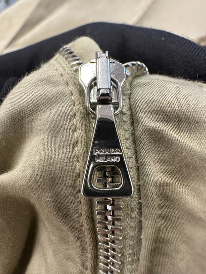 Classic Khaki Casual Pants by Prada