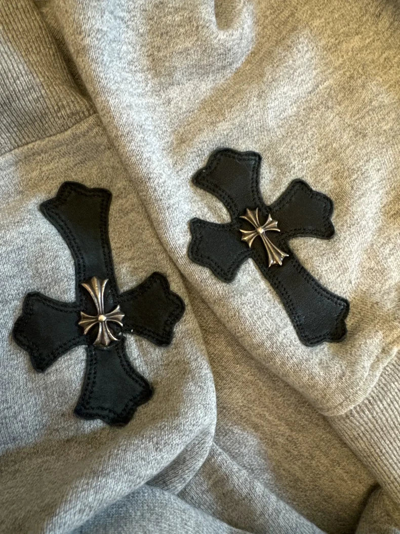 Chrome Hearts Cross Patch Hooded Sweatshirt