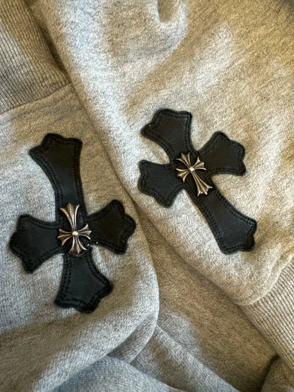 Chrome Hearts Cross Patch Hooded Sweatshirt