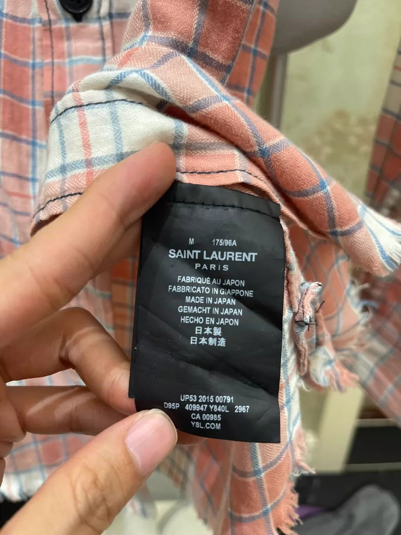 Saint Laurent 16ss Runway Gradient Shirt