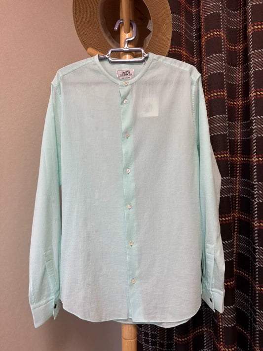 Hermes Casual Long Sleeve Shirt-yf