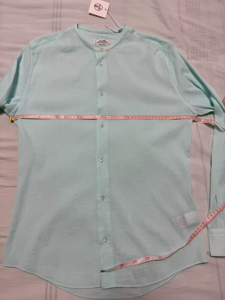 Hermes Casual Long Sleeve Shirt-yf