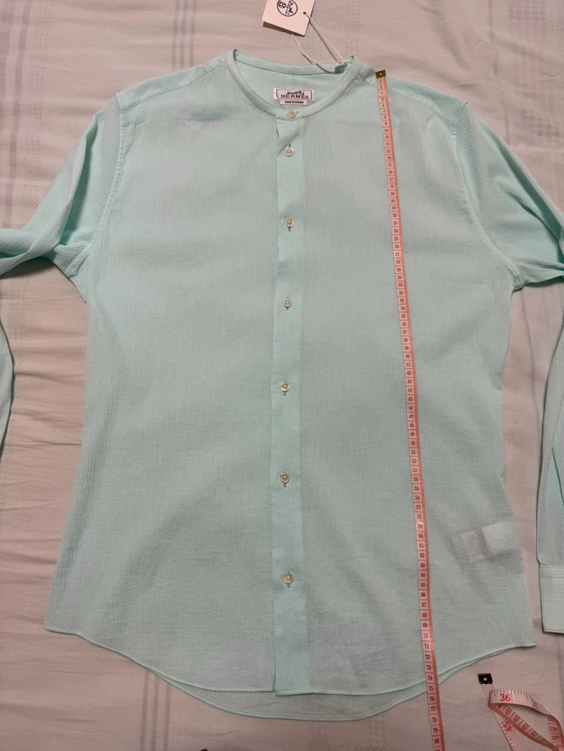 Hermes Casual Long Sleeve Shirt-yf