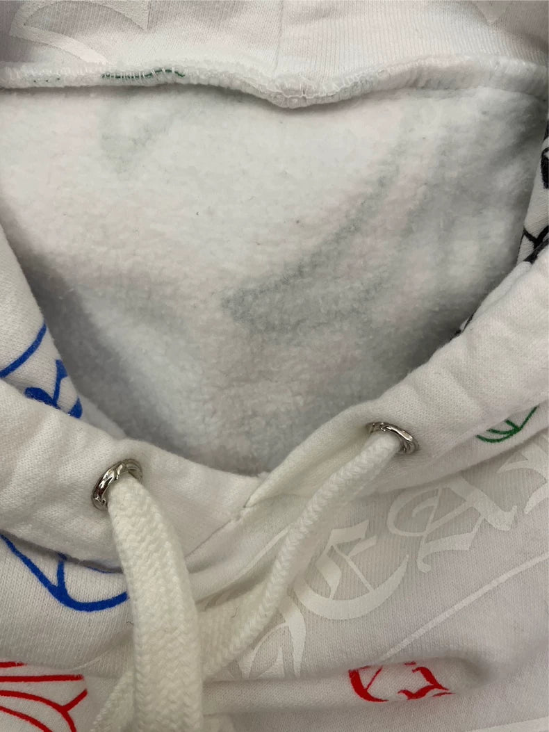 White Chrome Hearts Hooded Sweatshirt