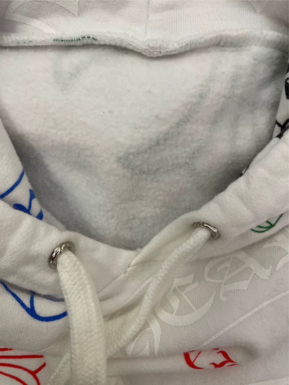 White Chrome Hearts Hooded Sweatshirt