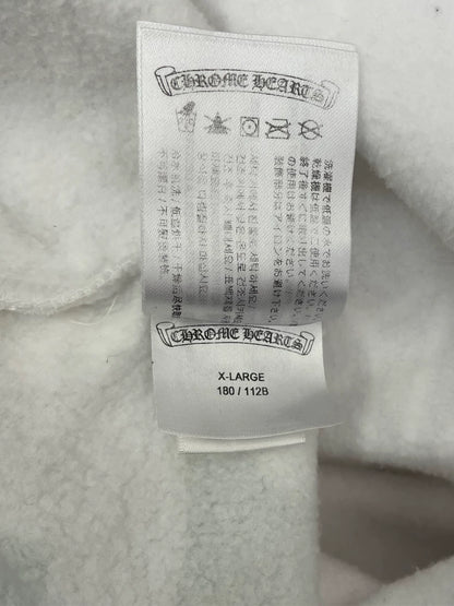 White Chrome Hearts Hooded Sweatshirt