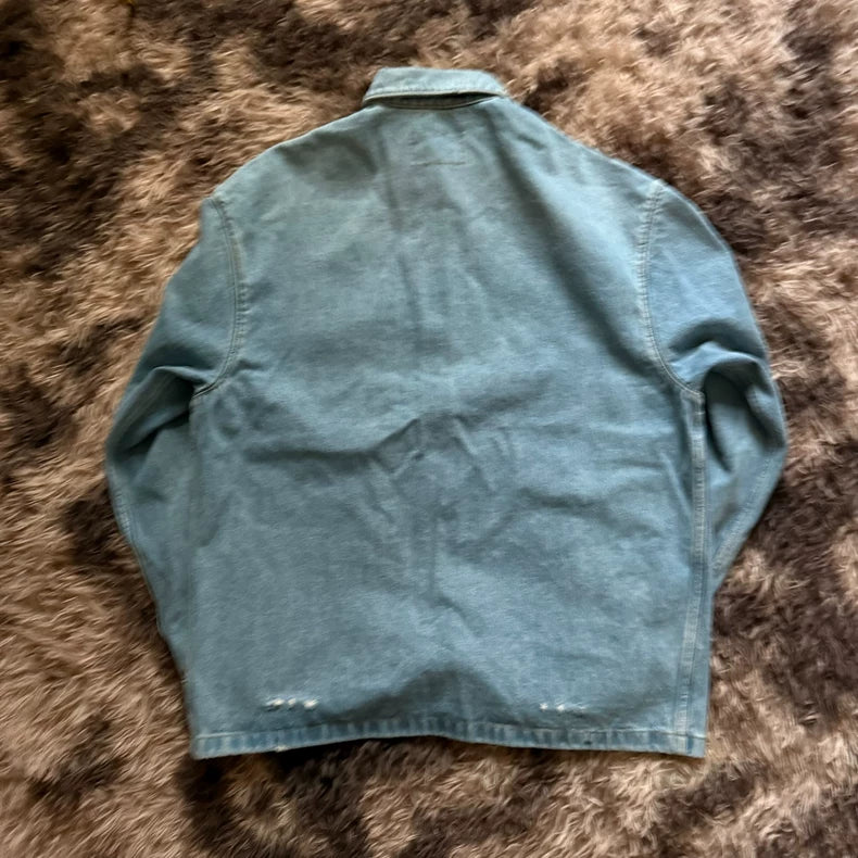 Prada Washed Denim Button-Up Shirt