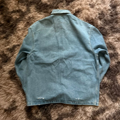 Prada Washed Denim Button-Up Shirt