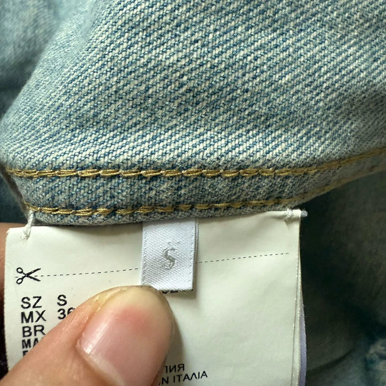 Prada Washed Denim Button-Up Shirt